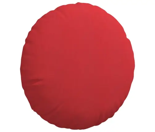 Istumispatjad 2 Pcs Punane Ø80 X 29 Cm Kangas