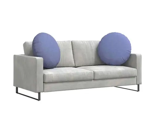 Istumispatjad 2 Pcs Jeans Sinine Ø80 X 29 Cm Kangas