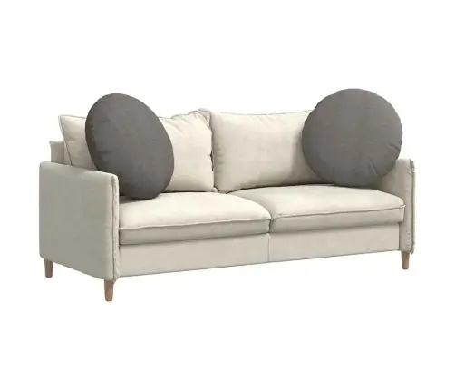 Sēdvietas Spilventiņi 2 Pcs Gaiši Pelēks Ø 80 Cm Vidaxl