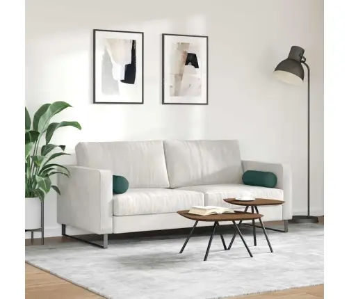 Padjad 2 Pcs Tume Rohelise Ø 15 X 40 Cm Kangas