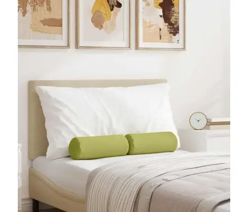 Padjad 2 Pcs Hele Roheline Ø 15 X 40 Cm Kangas