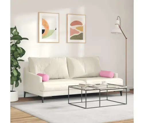 Spilveni 2 Pcs Rozā Ø 15 X 40 Cm Audums Vidaxl