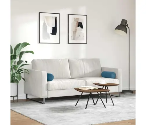 Spilveni 2 Pcs Zila Ø 15 X 40 Cm Korduroja Audums Vidaxl