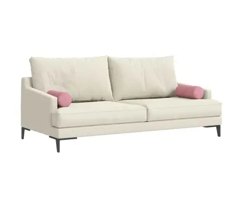 Spilveni 2 Pcs Rozā Ø 15 X 40 Cm Korduroja Audums Vidaxl