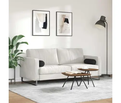 Padjad 2 Pcs Must Ø 15 X 40 Cm Mikrofiber Kangas