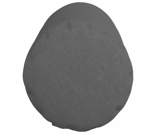 Pagalvės 2 Pcs Tamsiai Pilka Ø 25 X 70 Cm Audinys