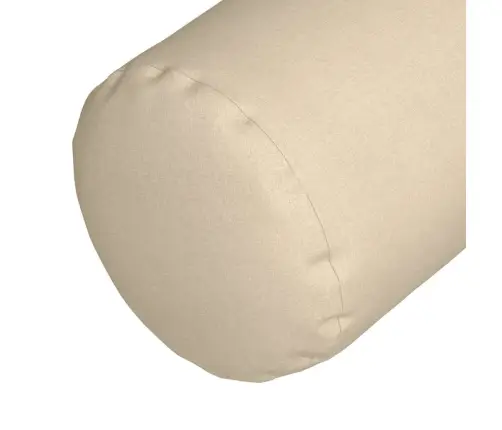 Padjad 2 Pcs Cream Ø 25 X 70 Cm Kangas