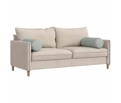 Spilveni 2 Pcs Gaiši Pelēks Ø 25 X 70 Cm Korduroja Audums Vidaxl