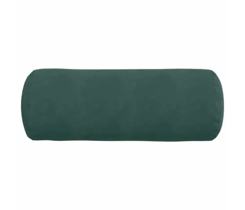 Spilveni 2 Pcs Tumši Zaļš Ø 25 X 70 Cm Korduroja Audums Vidaxl