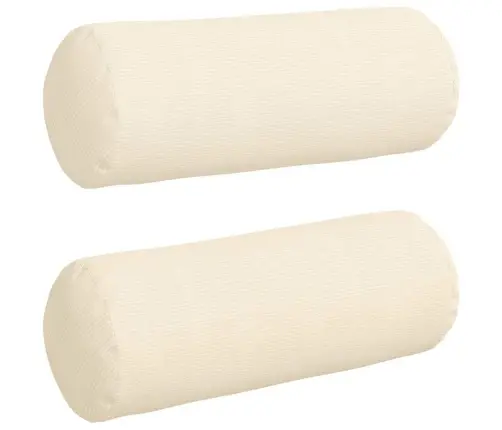 Padjad 2 Pcs Cream Ø 25 X 70 Cm Korter Kangas