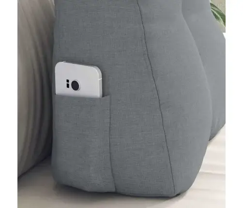 Seljatugi Padi Helehall 45 X 24 X 50 Cm Kangas