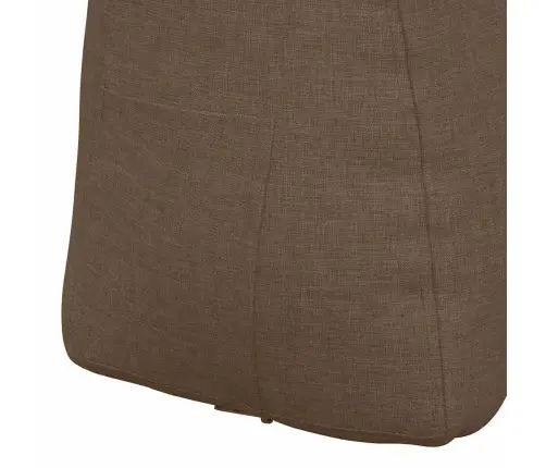 Seljatugi Padi Pruun 60 X 24 X 50 Cm Kangas