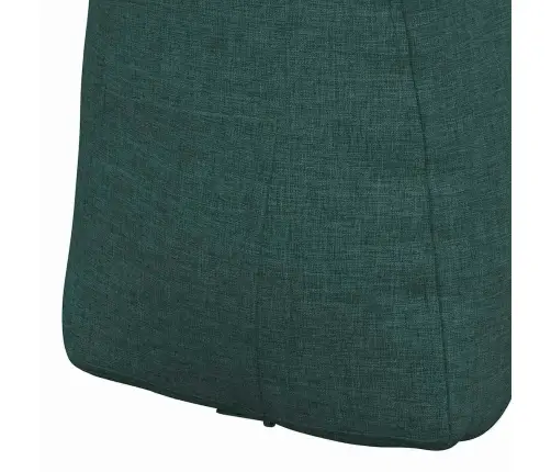 Atpakaļ Spilvens Tumši Zaļš 60 X 24 X 50 Cm Audums Vidaxl