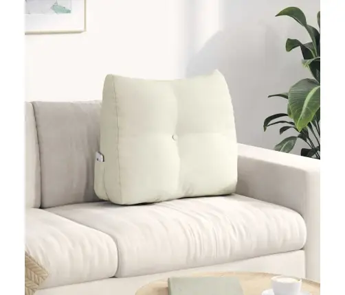 Apsaugos Pagalvė Kreminė 60 X 24 X 50 Cm Aksomas