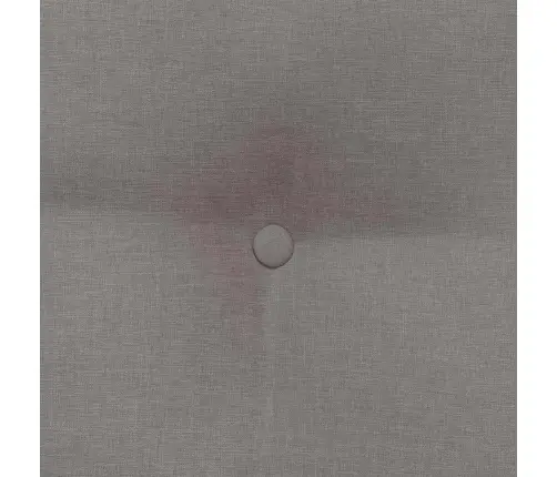 Atpakaļ Spilvens Pelēkbrūna 80 X 24 X 50 Cm Audums Vidaxl