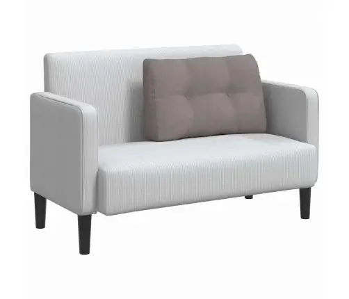 Atpakaļ Spilvens Pelēkbrūna 80 X 24 X 50 Cm Audums Vidaxl