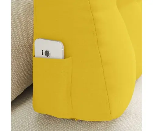Apsaugos Pagalvė Šviesi Geltona 80 X 24 X 50 Cm Audinys