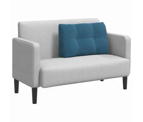 Atpakaļ Spilvens Zila 80 X 24 X 50 Cm Samts Vidaxl