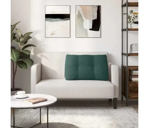 Seljatugi Padi Tume Rohelise 80 X 24 X 50 Cm Samet