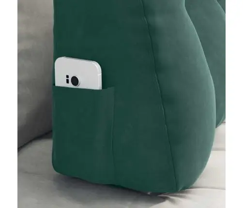 Seljatugi Padi Tume Rohelise 80 X 24 X 50 Cm Samet