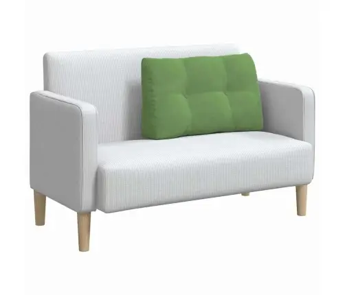 Atpakaļ Spilvens Gaiši Zaļa 80 X 24 X 50 Cm Samts Vidaxl