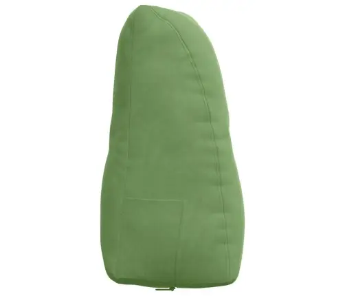 Atpakaļ Spilvens Gaiši Zaļa 80 X 24 X 50 Cm Samts Vidaxl