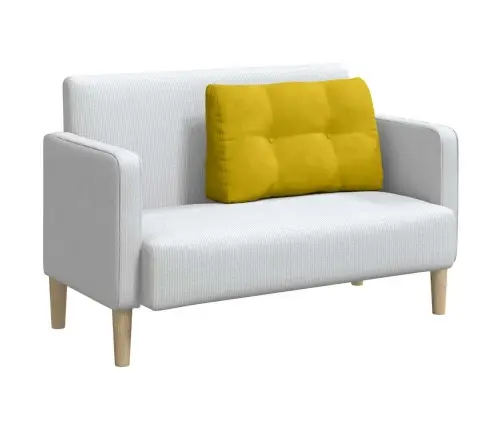 Seljatugi Padi Kollane 80 X 24 X 50 Cm Samet