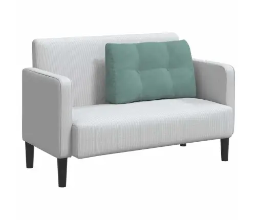 Atpakaļ Spilvens Jūras Zaļa 80 X 24 X 50 Cm Samts Vidaxl