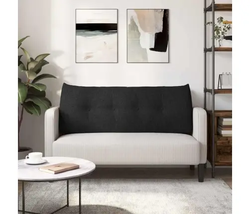 Seljatugi Padi Must 120 X 24 X 50 Cm Kangas