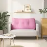 Atpakaļ Spilvens Rozā 120 X 24 X 50 Cm Audums Vidaxl
