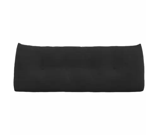 Seljatugi Padi Must 120 X 24 X 50 Cm Samet