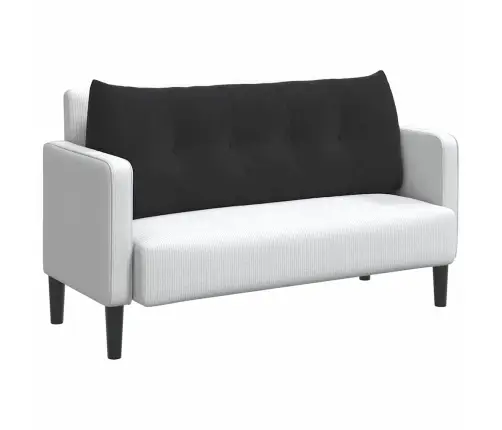 Seljatugi Padi Must 120 X 24 X 50 Cm Samet