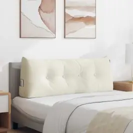 Apsaugos Pagalvė Kreminė 120 X 24 X 50 Cm Aksomas