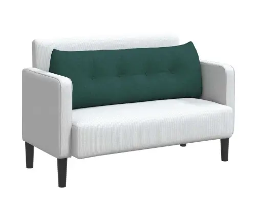 Atpakaļ Spilvens Tumši Zaļš 140 X 24 X 50 Cm Audums Vidaxl