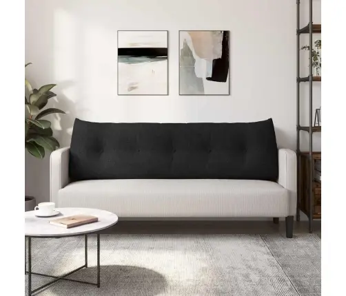 Seljatugi Padi Must 160 X 24 X 50 Cm Kangas