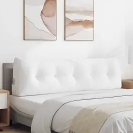 Seljatugi Padi Valge 160 X 24 X 50 Cm Kangas