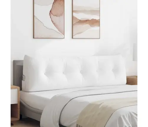 Seljatugi Padi Valge 160 X 24 X 50 Cm Kangas