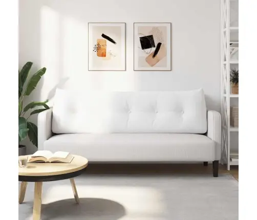 Seljatugi Padi Valge 160 X 24 X 50 Cm Kangas