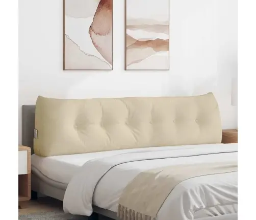 Seljatugi Padi Cream 180 X 24 X 50 Cm Kangas