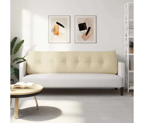 Seljatugi Padi Cream 180 X 24 X 50 Cm Kangas