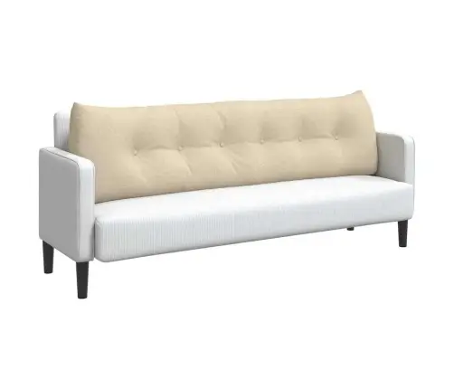 Seljatugi Padi Cream 180 X 24 X 50 Cm Kangas