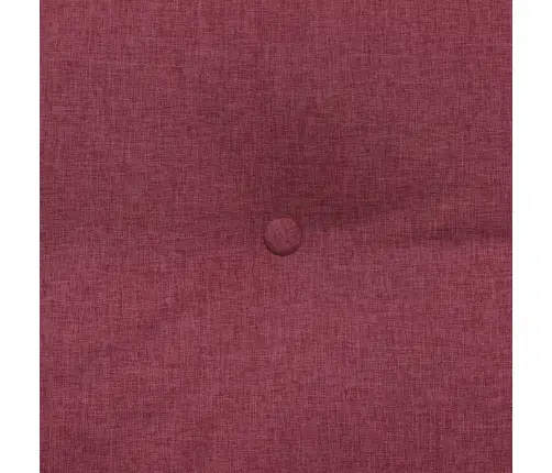 Atpakaļ Spilvens Vīna Sarkans 200 X 24 X 50 Cm Audums Vidaxl