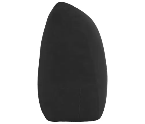 Atpakaļ Spilvens Melna 200 X 24 X 50 Cm Samts Vidaxl