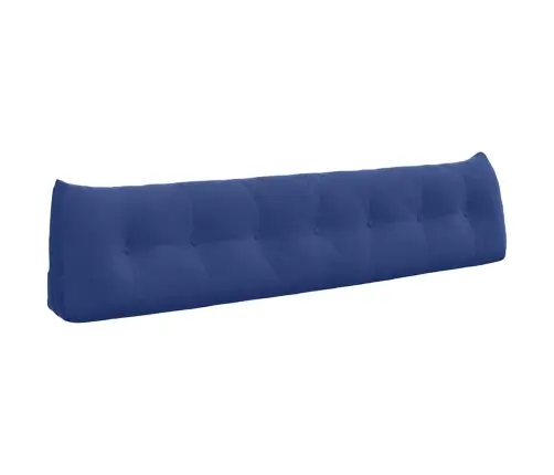 Atpakaļ Spilvens Policijas Zila 200 X 24 X 50 Cm Samts Vidaxl