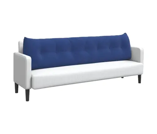 Atpakaļ Spilvens Policijas Zila 200 X 24 X 50 Cm Samts Vidaxl