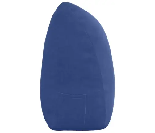 Atpakaļ Spilvens Policijas Zila 200 X 24 X 50 Cm Samts Vidaxl