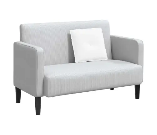 Atpakaļ Spilvens Balts 50 X 19 X 45 Cm Audums Vidaxl