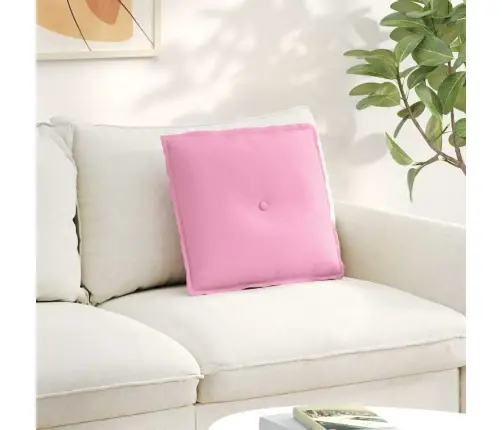 Atpakaļ Spilvens Rozā 200 X 19 X 50 Cm Audums Vidaxl