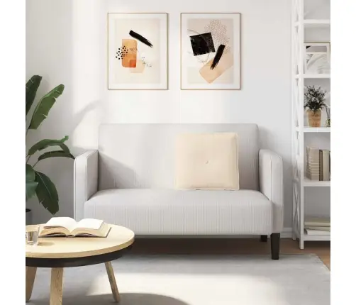 Atpakaļ Spilvens Bēša 50 X 45 Cm Mikrofibra Vidaxl