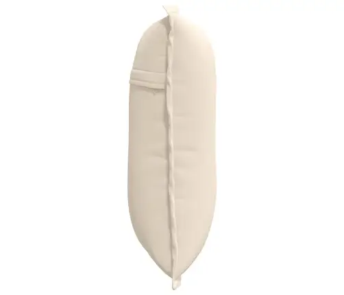 Atpakaļ Spilvens Bēša 50 X 45 Cm Mikrofibra Vidaxl